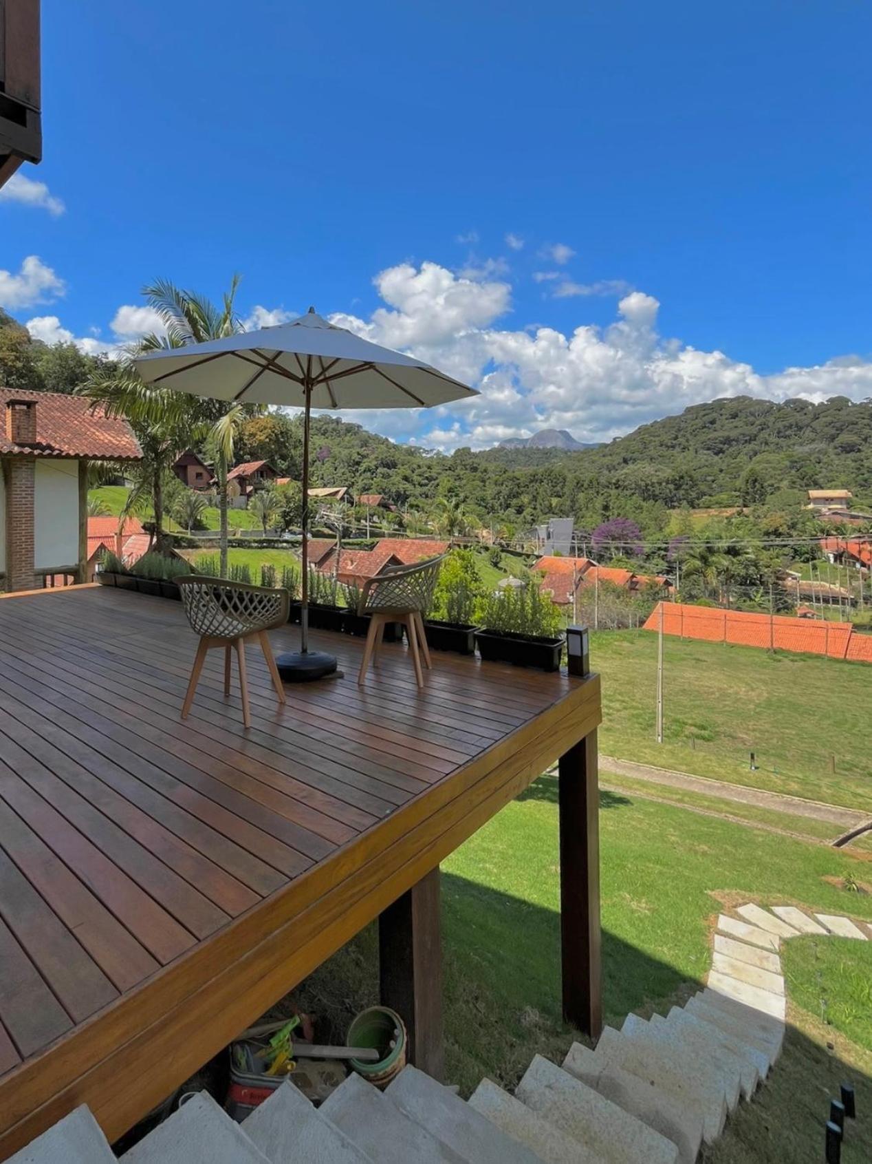 Chale Vista Azul Villa Domingos Martins Bagian luar foto